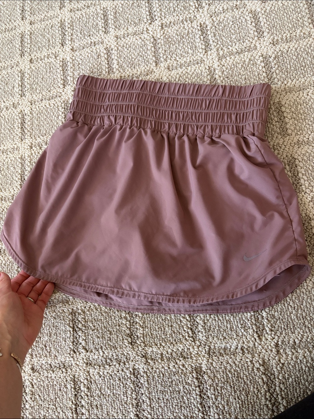 Nike Athletic Skort in Dusty Rose